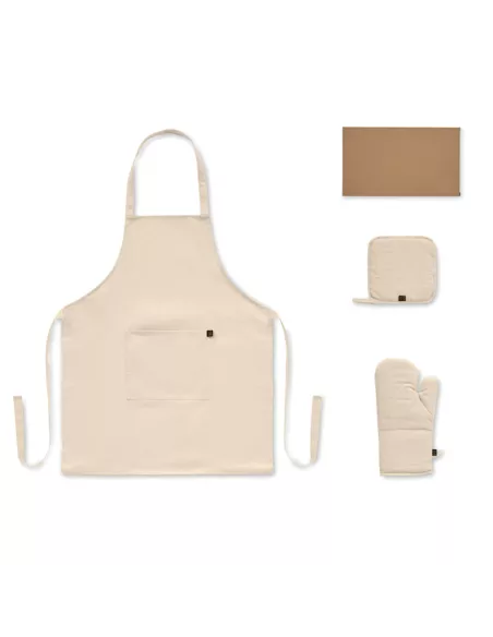 Recycled cotton kitchen set GALA SET