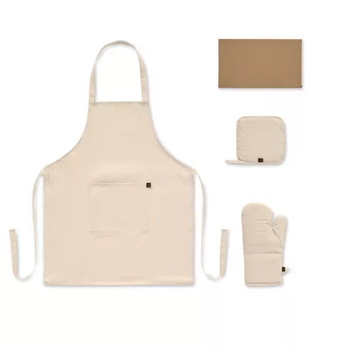 Set cocina algodón reciclado GALA SET