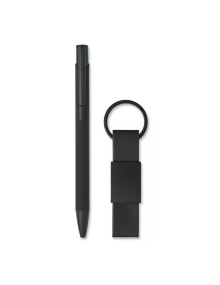 Ball pen & PU Keyring set ESCRI SET