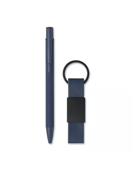 Bolígrafo y llavero de PU ESCRI SET
