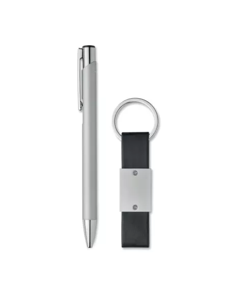 Ball pen & PU Keyring set ESCRI SET