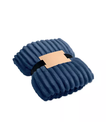 RPET fleece striped blanket NIEVE