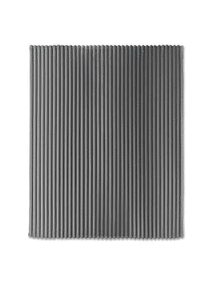 RPET fleece striped blanket NIEVE