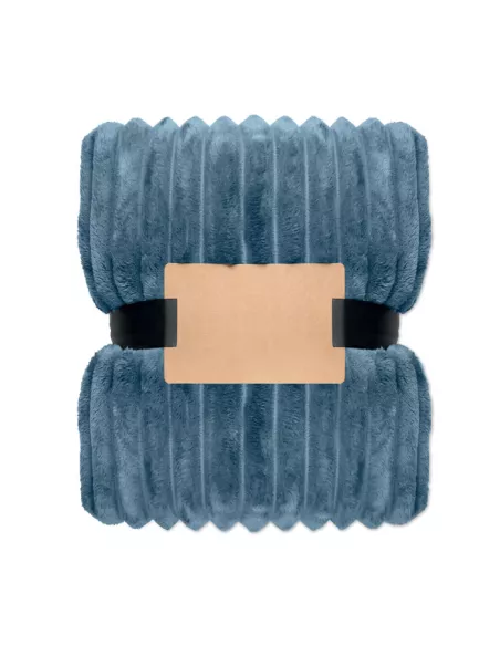 RPET fleece striped blanket NIEVE