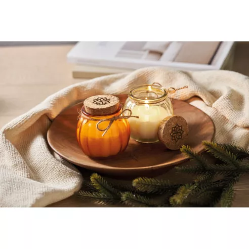 Vanilla plant based wax candle PUMKIN