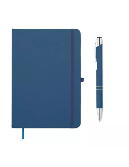 Set libreta A5 PU y boligrafo ARCOPEN