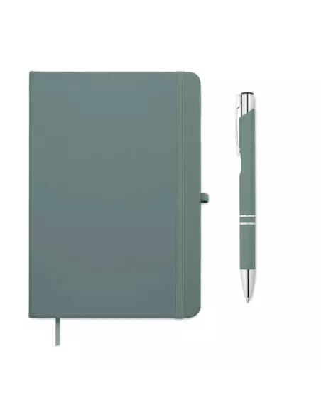 Set libreta A5 PU y boligrafo ARCOPEN
