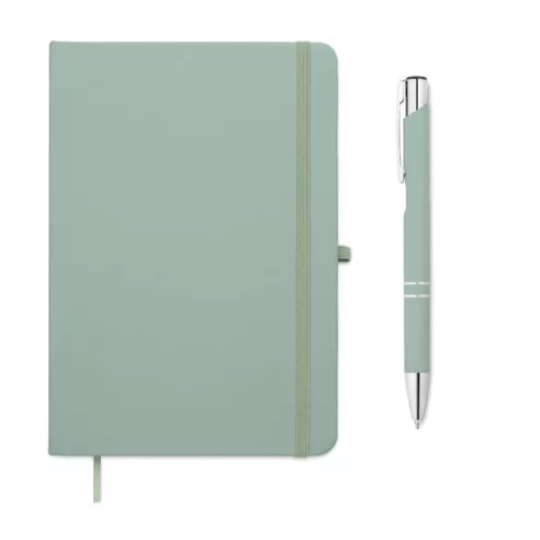 Set libreta A5 PU y boligrafo ARCOPEN