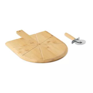 Bamboo pizza board & cutter NAPOLITANA
