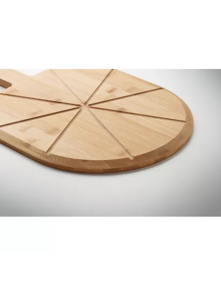 Tabla cortador pizza de bambú NAPOLITANA