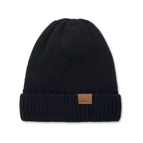Gorro de punto con dobladillo PUNTOS