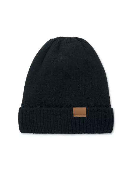 Gorro de punto con dobladillo PUNTOS