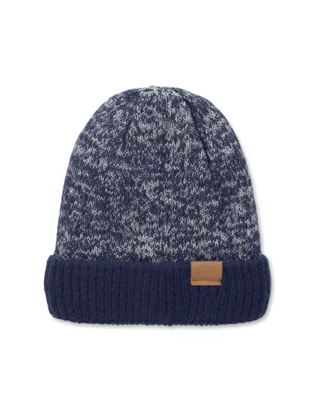 Knitted beanie with cuff PUNTOS