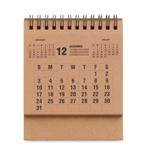4-year desktop calendar YEARS