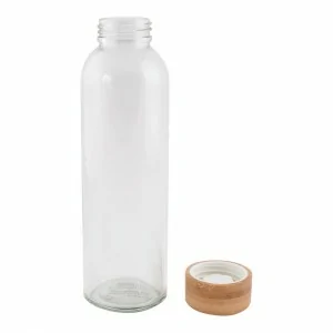 Botella de cristal con funda personalizada - Arena