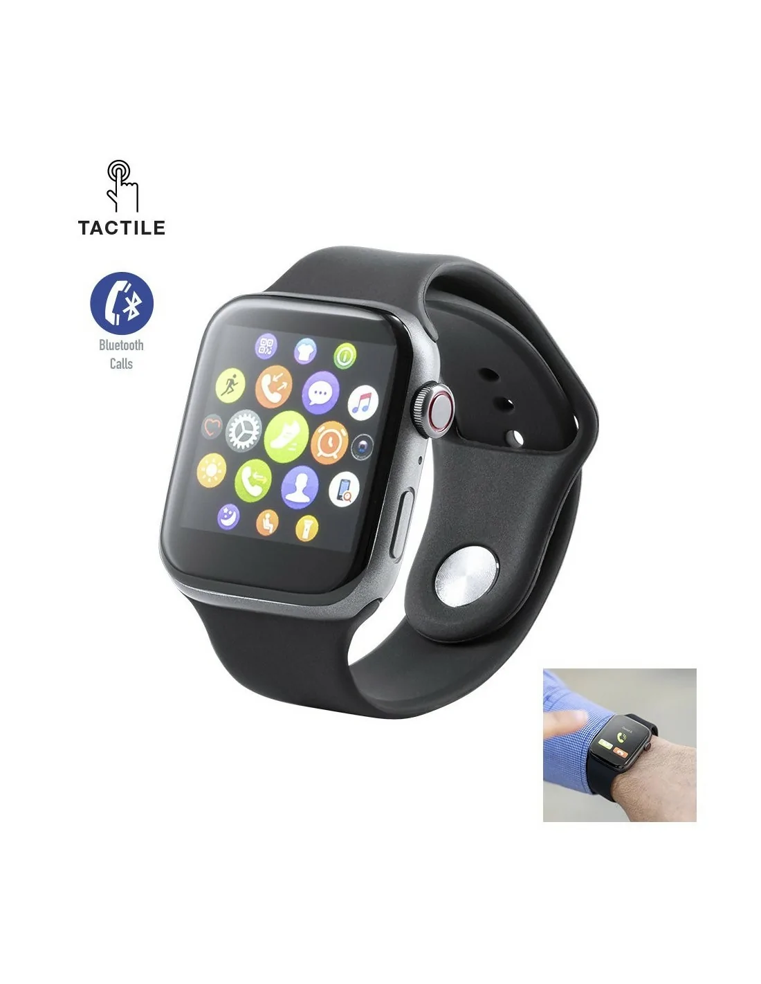 Smartwatch Pulsera Reloj Inteligente Con Audifonos Bluetooth Modelo 1